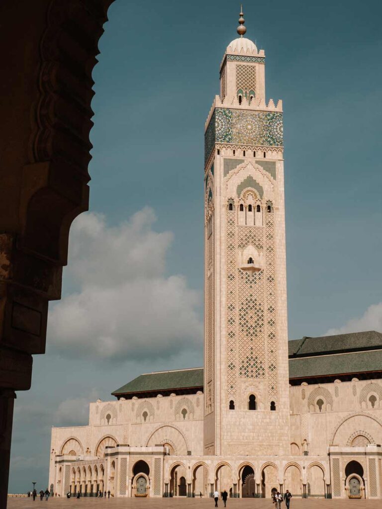 Hassan II Mosque in Casablanca is a must on a Morocco itinerary 7 days