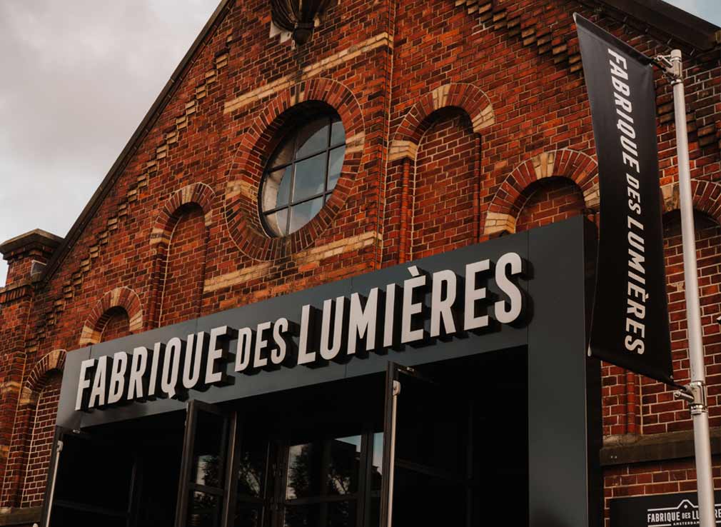 The exterior of Fabrique des Lumieres.